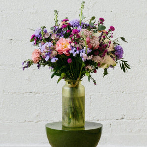 Bouquet de fleurs fraîches hortensia et pivoine