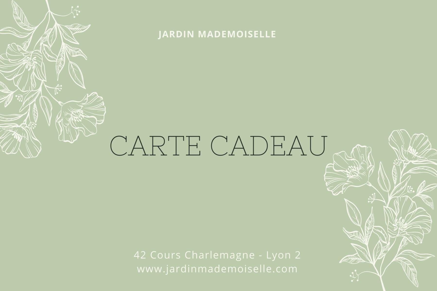 La Carte-Cadeau - Jardin Mademoiselle