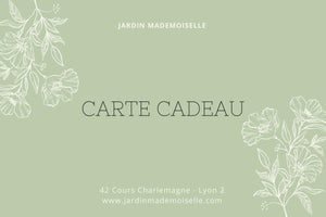 Carte-cadeaux Le Jardin de Mademoiselle